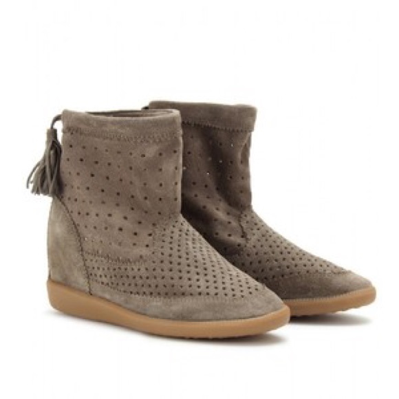 Isabel Marant Beslay Suede Moccasin Boot - Picture 1 of 4